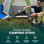 Green Haven Double Burner Portable Camping Stove