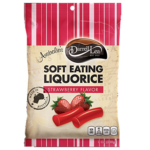 Darrell Lea Strawberry Licorice 7 oz (2-pack)