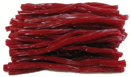 Kenny's Red Raspberry Licorice Twists - 2 Pounds