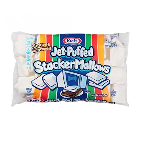 StackerMallows Marshmallows for Perfect S'mores, 4 Bags