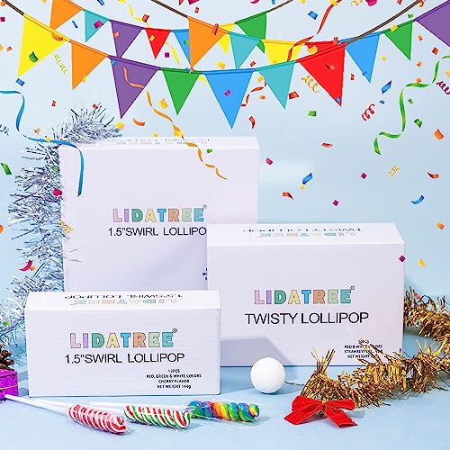 Rainbow Twisty Lollipops – 30 Pack of Fun