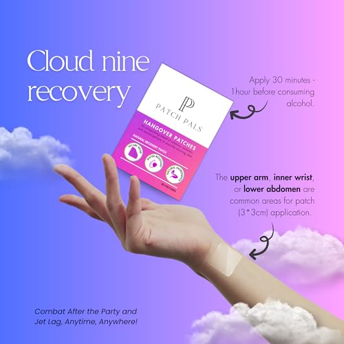 Natural Waterproof Hangover Patches - 30 Count