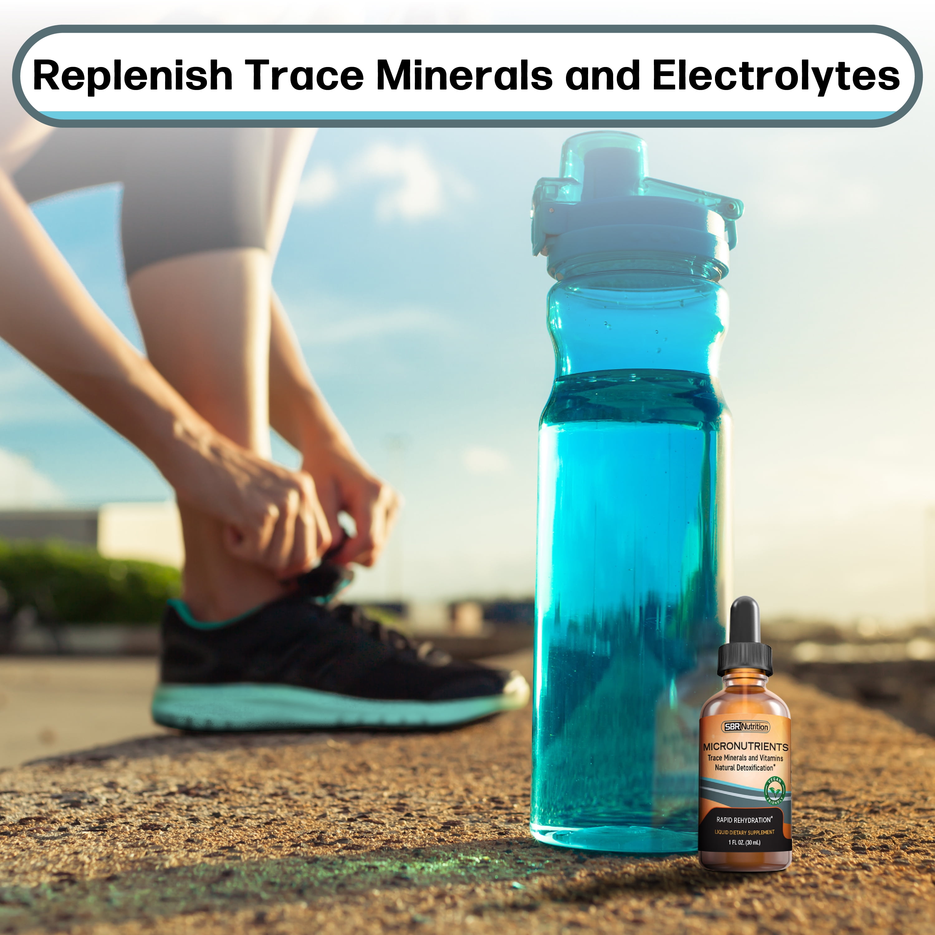 Electrolyte Drops for Rapid Rehydration and Energy