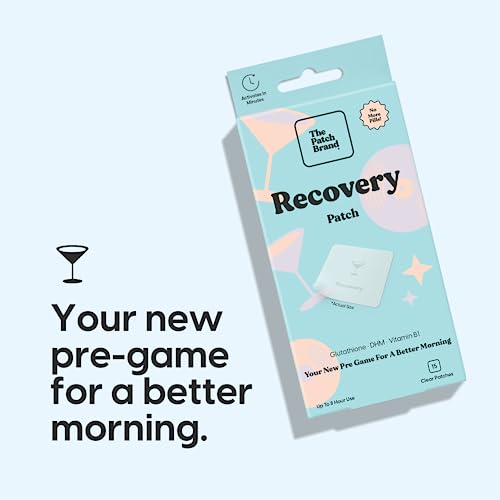Hangover Recovery Patches with Vitamin B1 & DHM