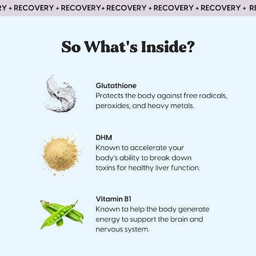 Hangover Recovery Patches with Vitamin B1 & DHM