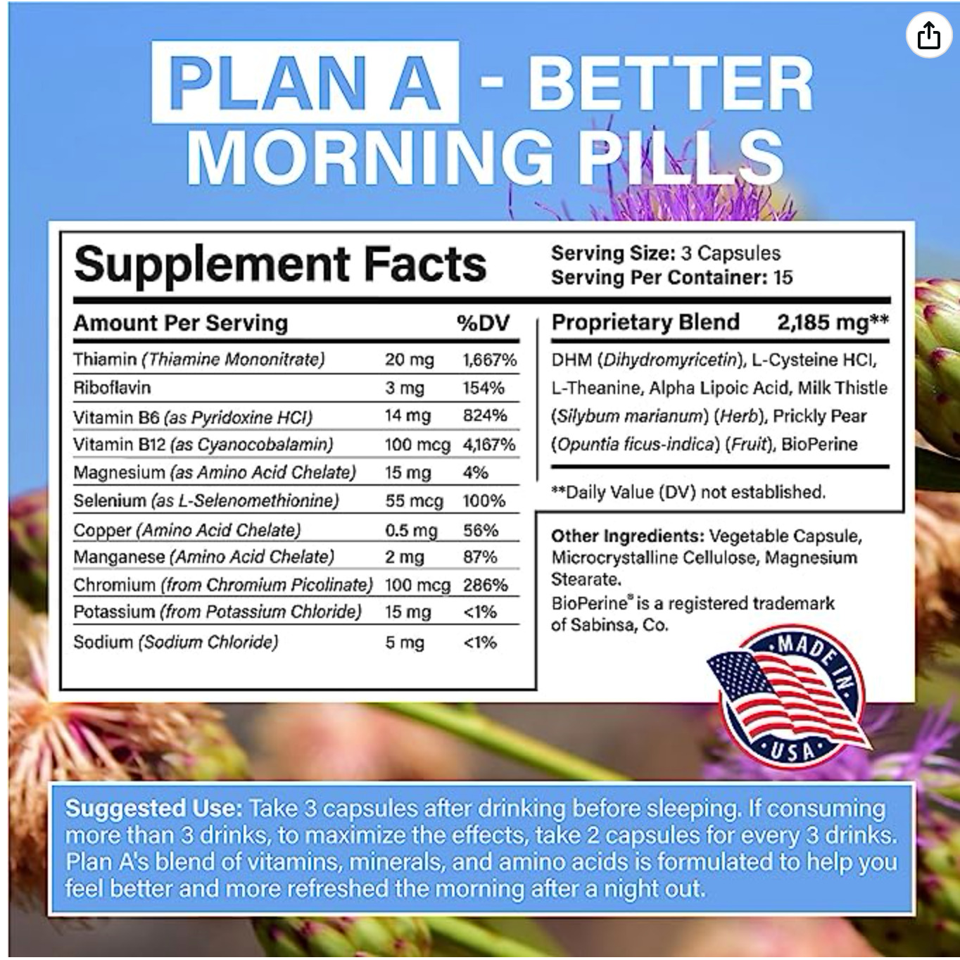 Hangover Relief Kit for Dehydration and Headaches