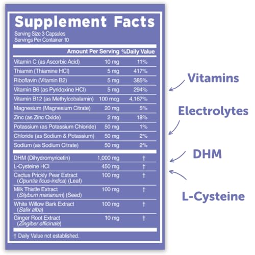Blowfish Wingman Hangover Relief Supplement - 30 Pills