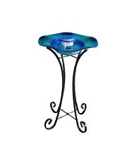 27-Inch Blue Floor Mist Fountain with Control