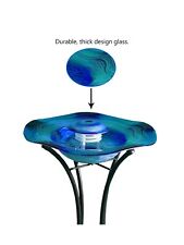 27-Inch Blue Floor Mist Fountain with Control