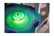 27-Inch Blue Floor Mist Fountain with Control