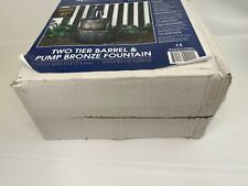 Cascading Two-Tier Barrel Water Fountain 27