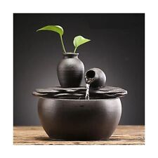 Ceramic Tabletop Fountain for Home or Office