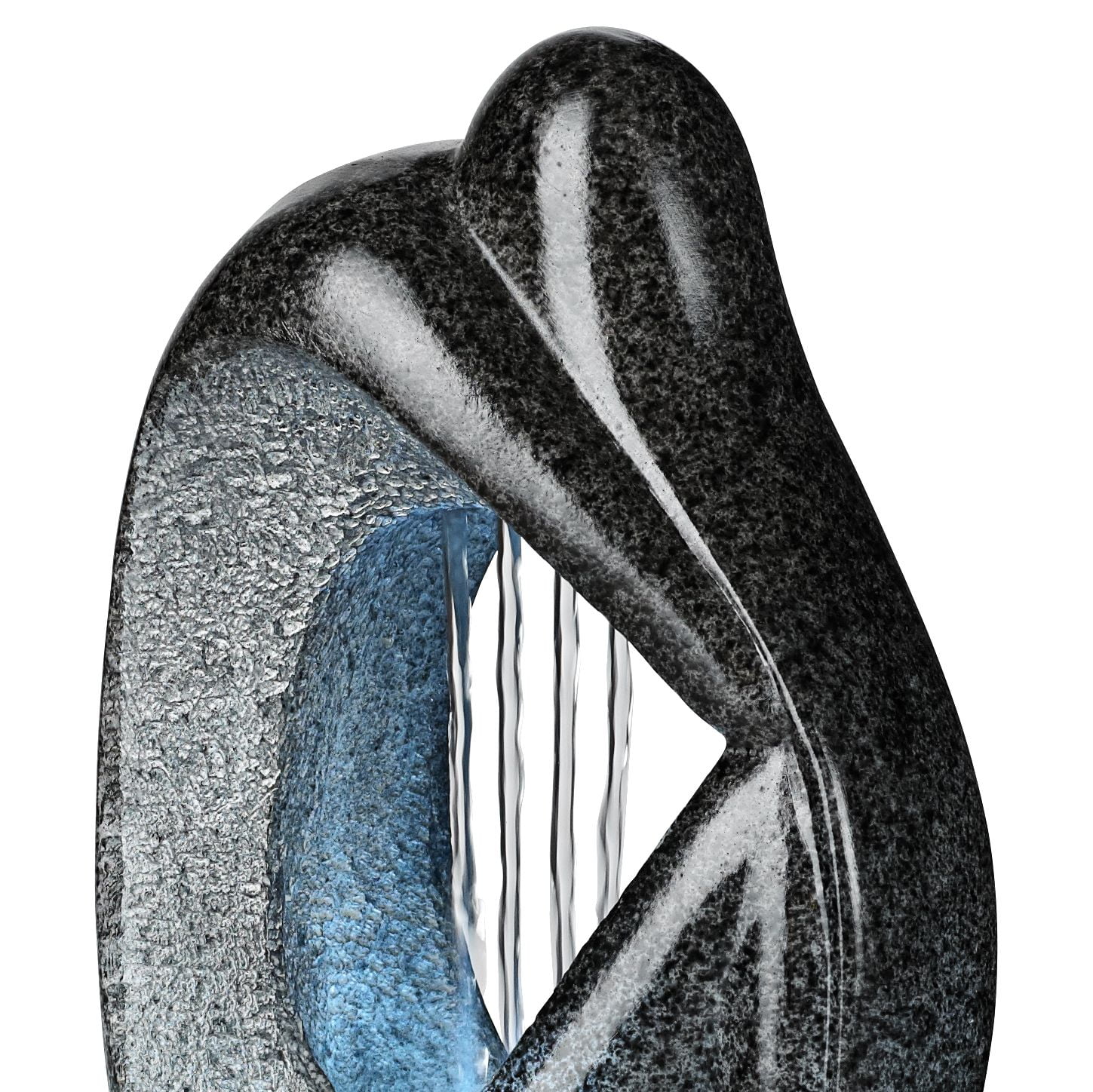 Modern Tabletop Water Fountain with LED Light 10