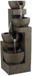 LED Cascading Bowls Outdoor Water Fountain 41.5