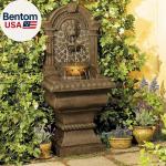 Lions Head 51" Italian Outdoor Stone Fountain