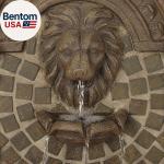 Lions Head 51" Italian Outdoor Stone Fountain