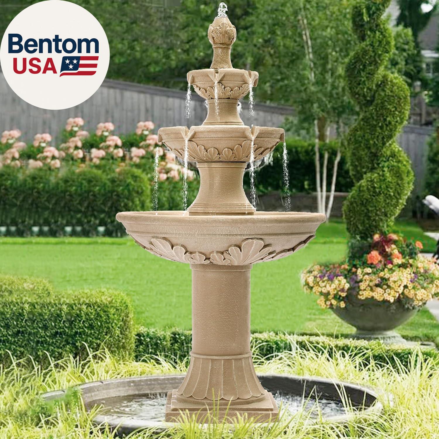 Italian Garden Water Fountain - 48.4'' Tall