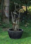 Tiered Metal Water Fountain for Outdoor Gardens