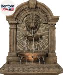 Lions Head 51" Italian Outdoor Stone Fountain