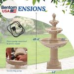 Italian Garden Water Fountain - 48.4'' Tall