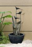 Tiered Metal Water Fountain for Outdoor Gardens