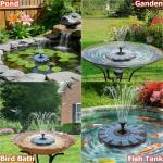 Solar Powered Bird Attracting Water Fountain