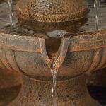 Rustic 3-Tier Outdoor Floor Water Fountain