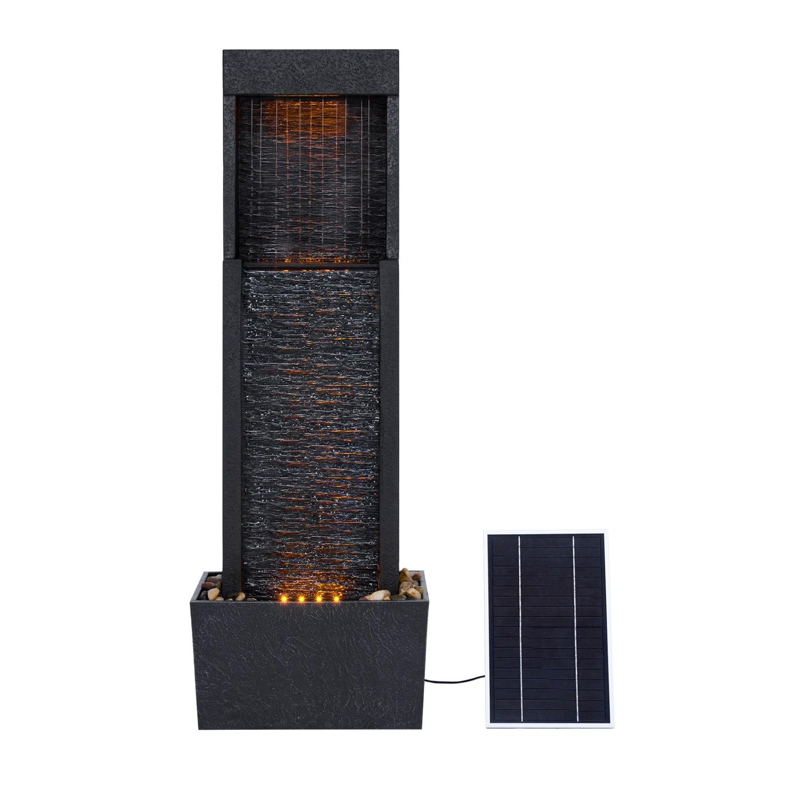 Athena 38-Inch Outdoor Solar Fountain with Lights