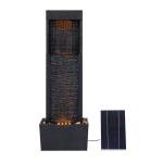 Athena 38-Inch Outdoor Solar Fountain with Lights