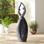 Modern 57" Dancing Couple Outdoor Water Fountain