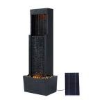 Athena 38-Inch Outdoor Solar Fountain with Lights