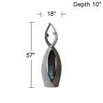 Modern 57" Dancing Couple Outdoor Water Fountain