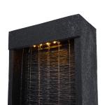 Athena 38-Inch Outdoor Solar Fountain with Lights