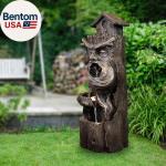 Cascading Tree Trunk Water Fountain for Outdoors