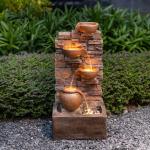 Teamson Home 28.5" 4-Tier Outdoor Water Fountain