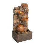 Teamson Home 28.5" 4-Tier Outdoor Water Fountain
