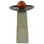 38" Slate Decorative Orb Outdoor Water Fountain