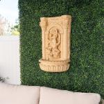 30" Tall Outdoor Wall Fountain with Maiden