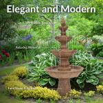 Sunnydaze Pineapple 4-Tier Outdoor Water Fountain