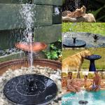 Solar Bird Bath Fountain for Garden or Pond