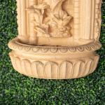 30" Tall Outdoor Wall Fountain with Maiden