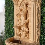 30" Tall Outdoor Wall Fountain with Maiden