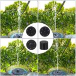 Solar Bird Bath Fountain for Garden or Pond