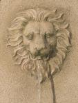 Lion’s Head Outdoor Wall Water Fountain with LED Light