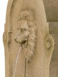 Lion’s Head Outdoor Wall Water Fountain with LED Light