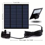 Solar Floating Fountain Pump for Bird Bath Pool