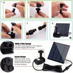 Solar Floating Fountain Pump for Bird Bath Pool