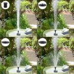 Solar Floating Fountain Pump for Bird Bath Pool