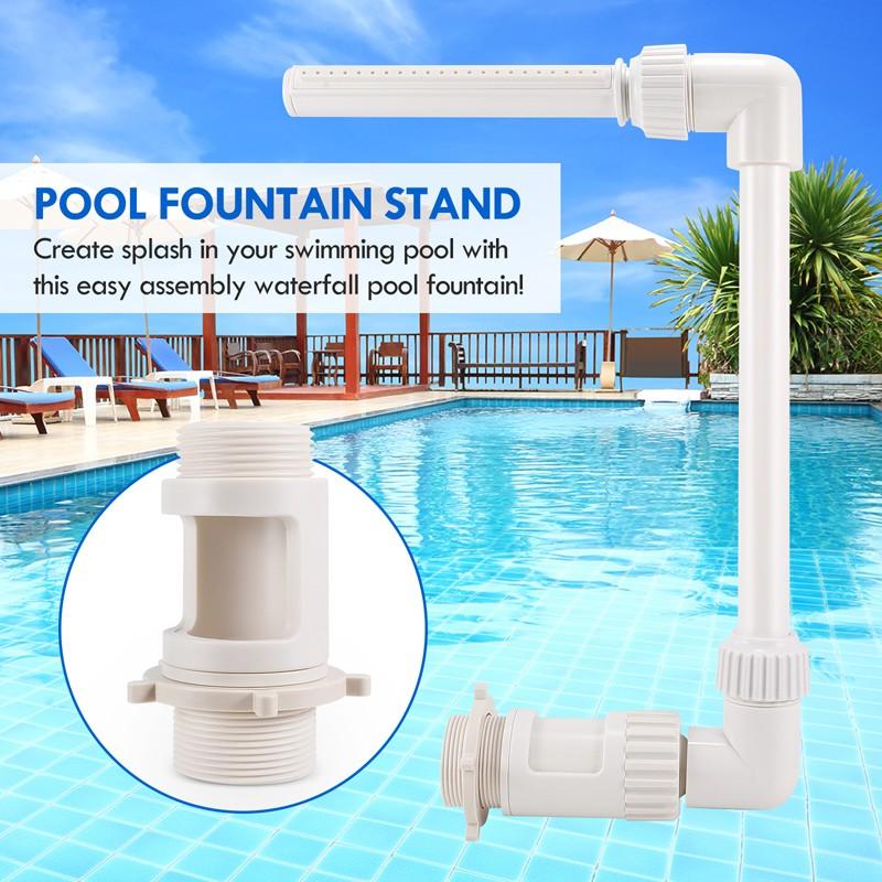 Adjustable Wall Fountain for Outdoor Pools and Ponds
