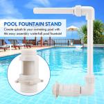 Adjustable Wall Fountain for Outdoor Pools and Ponds
